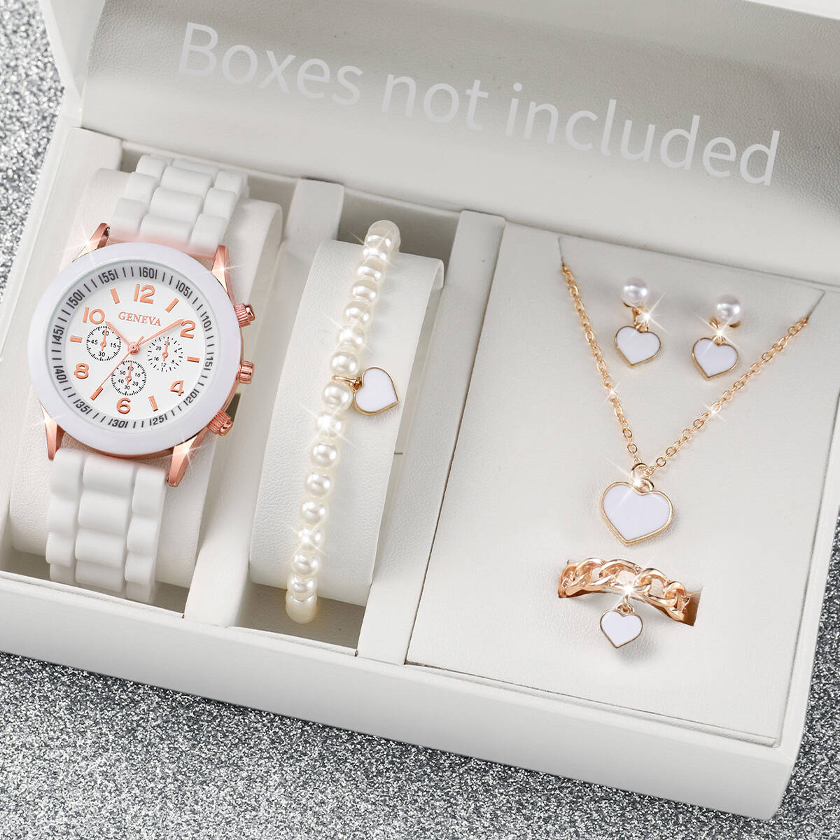 Jewelry Watches For Ladies - 5/6PCS Fashion Women Watches Jewelry Set