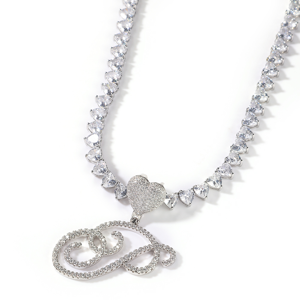 Uwin Cursive Letters With 6mm  - Tennis Bracelet Cubic ulasan dan harga