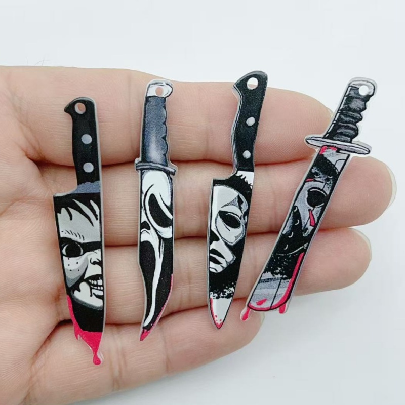 10 pieces of acrylic jewelry H - Drop Earrings ulasan dan harga