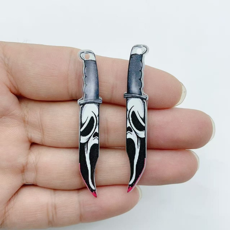 10 pieces of acrylic jewelry H - Drop Earrings ulasan dan harga