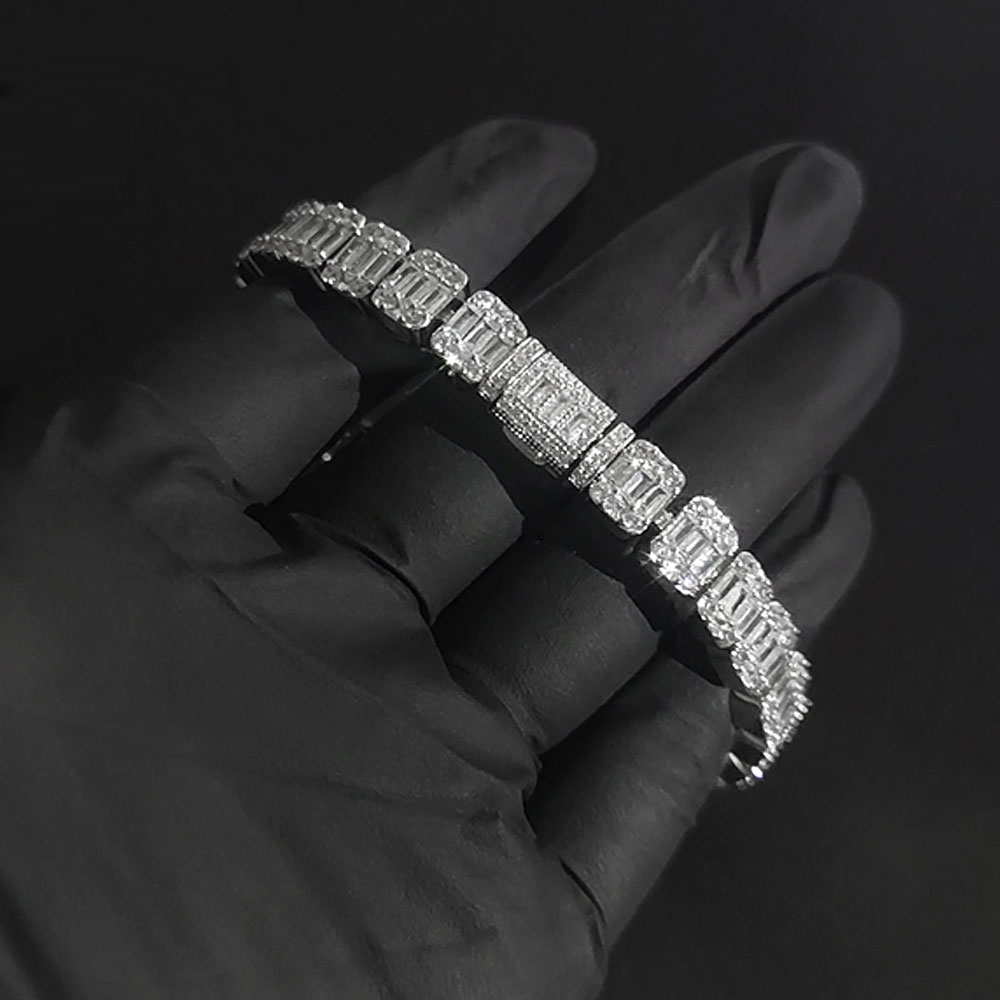 NY 8mm Cluster Tennis Bracelet - Tennis Bracelet Cubic ulasan dan harga