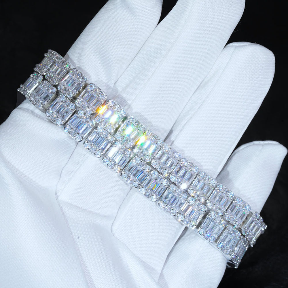 NY 8mm Cluster Tennis Bracelet - Tennis Bracelet Cubic ulasan dan harga