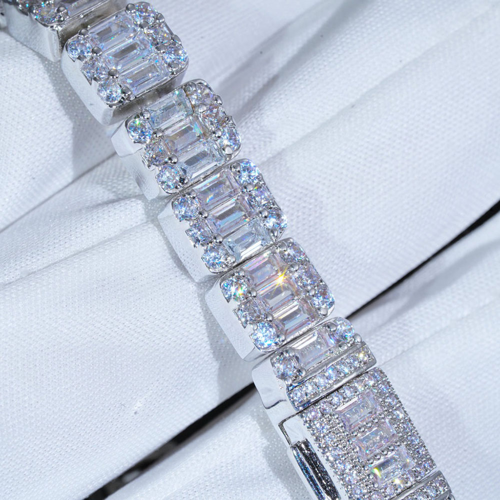 NY 8mm Cluster Tennis Bracelet - Tennis Bracelet Cubic ulasan dan harga