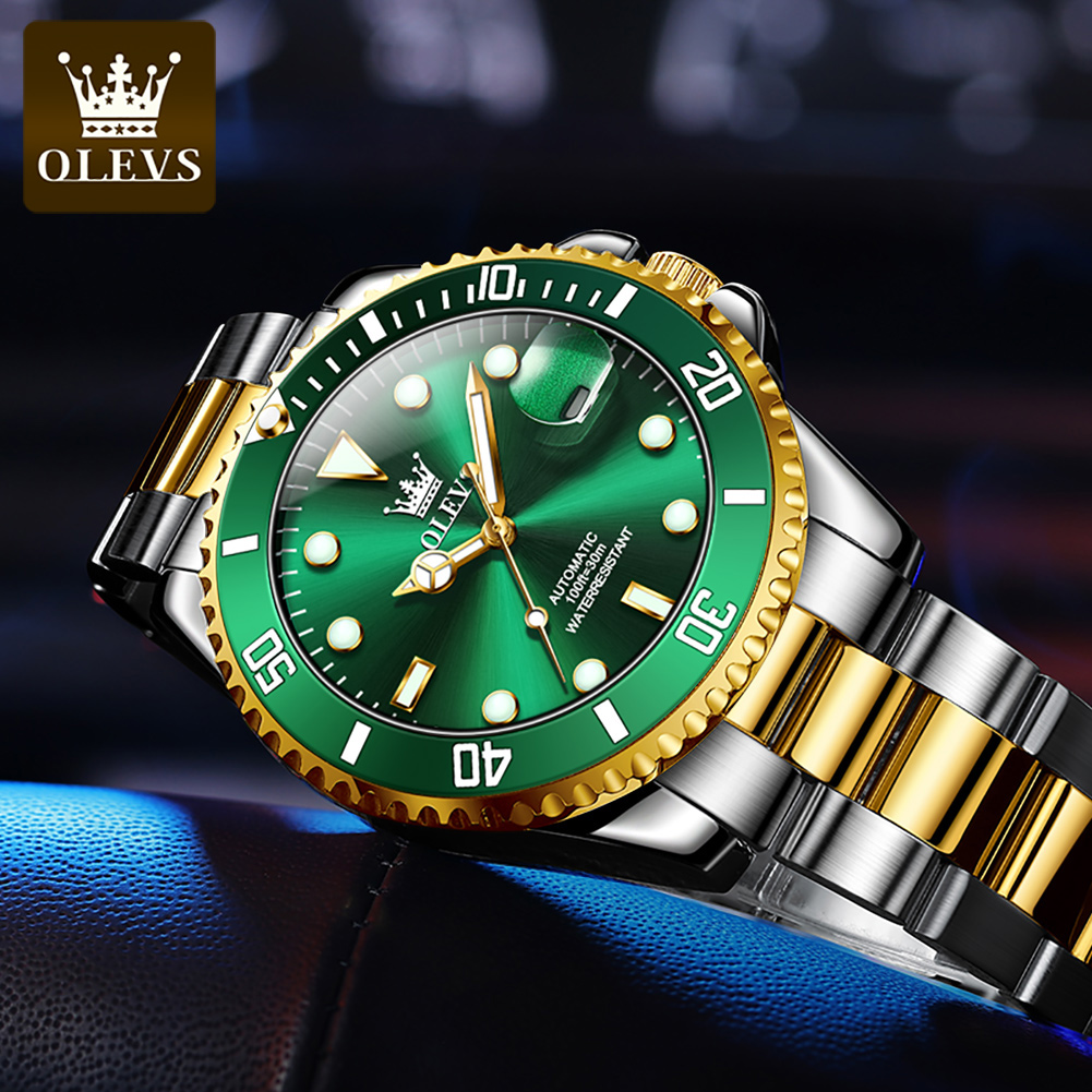 OLEVS 6650 Mechancial Watch fo - Rolex Watch Datejust ulasan dan harga
