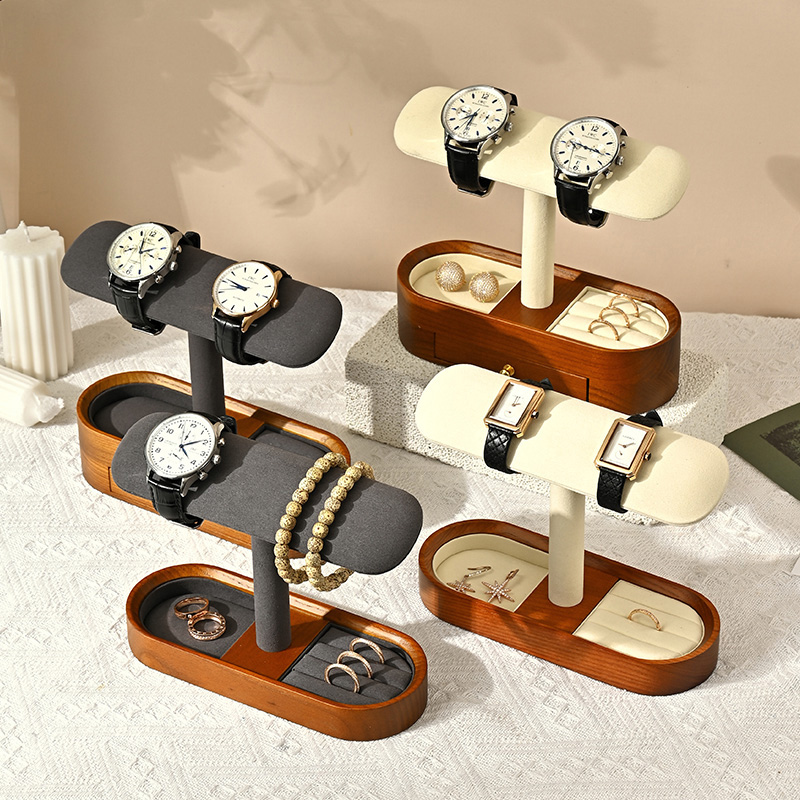 Oirlv Solid Wood Watch Organiz - Jewelry Watches & Accessories ulasan dan harga