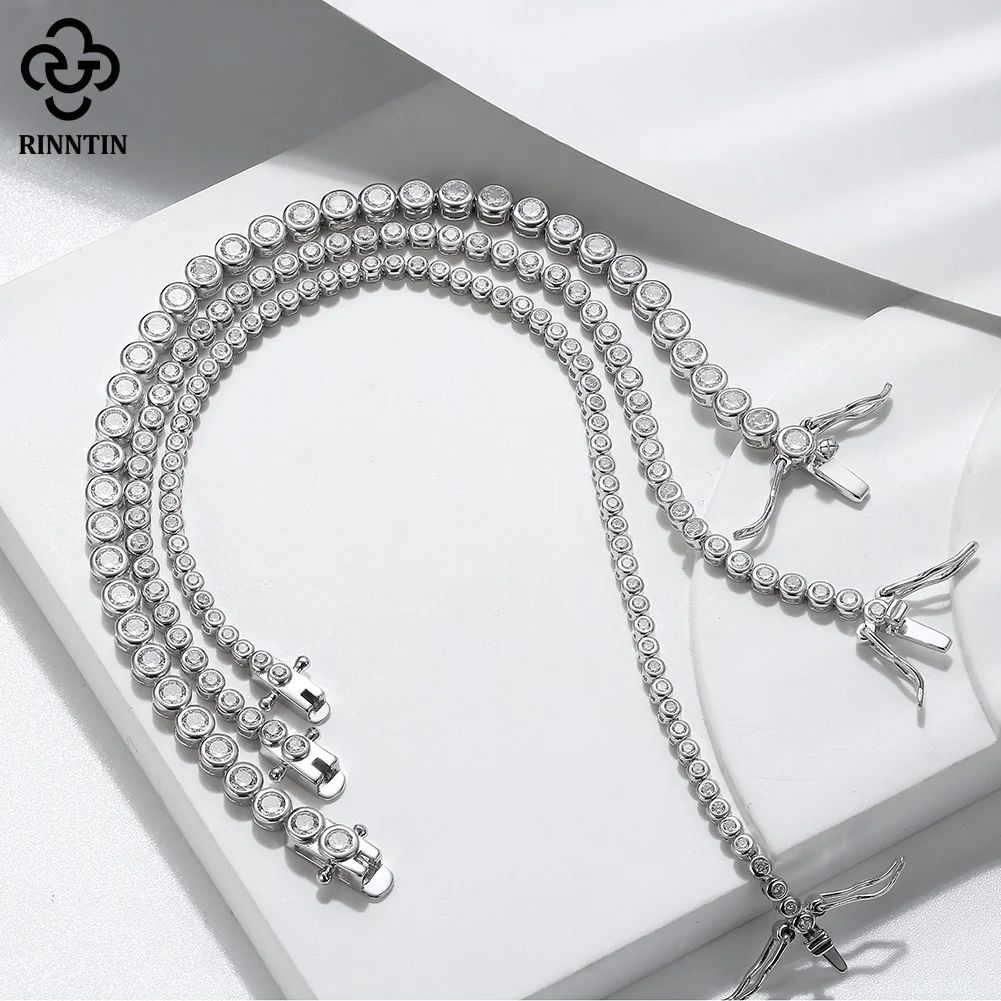 Rinntin Shiny Tennis Bracelet  - Tennis Bracelet Cubic ulasan dan harga