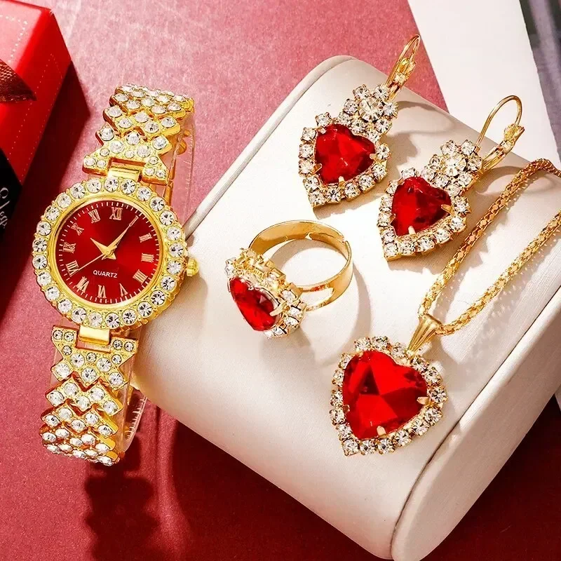 Golden Luxury Watch Women Ring - Jewelry Watches For Ladies ulasan dan harga