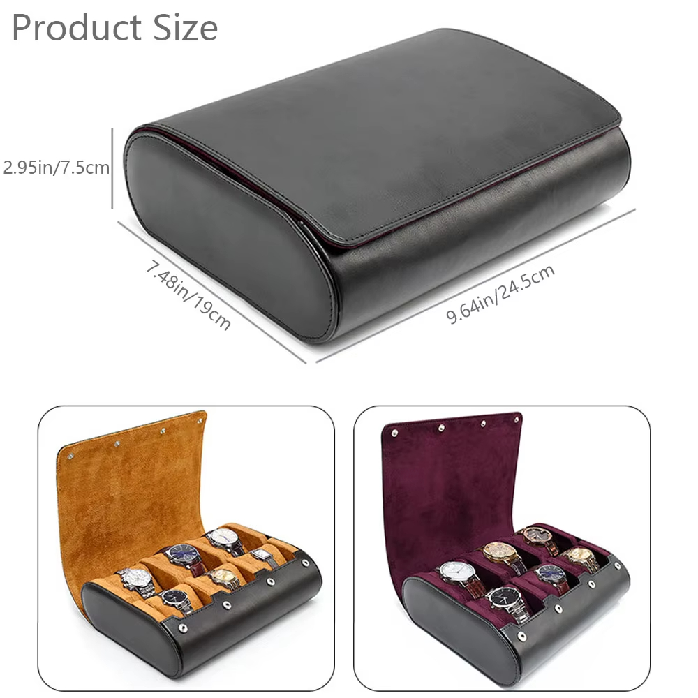 Watch Travel Case for Men Wome - Jewelry Watches & Accessories ulasan dan harga