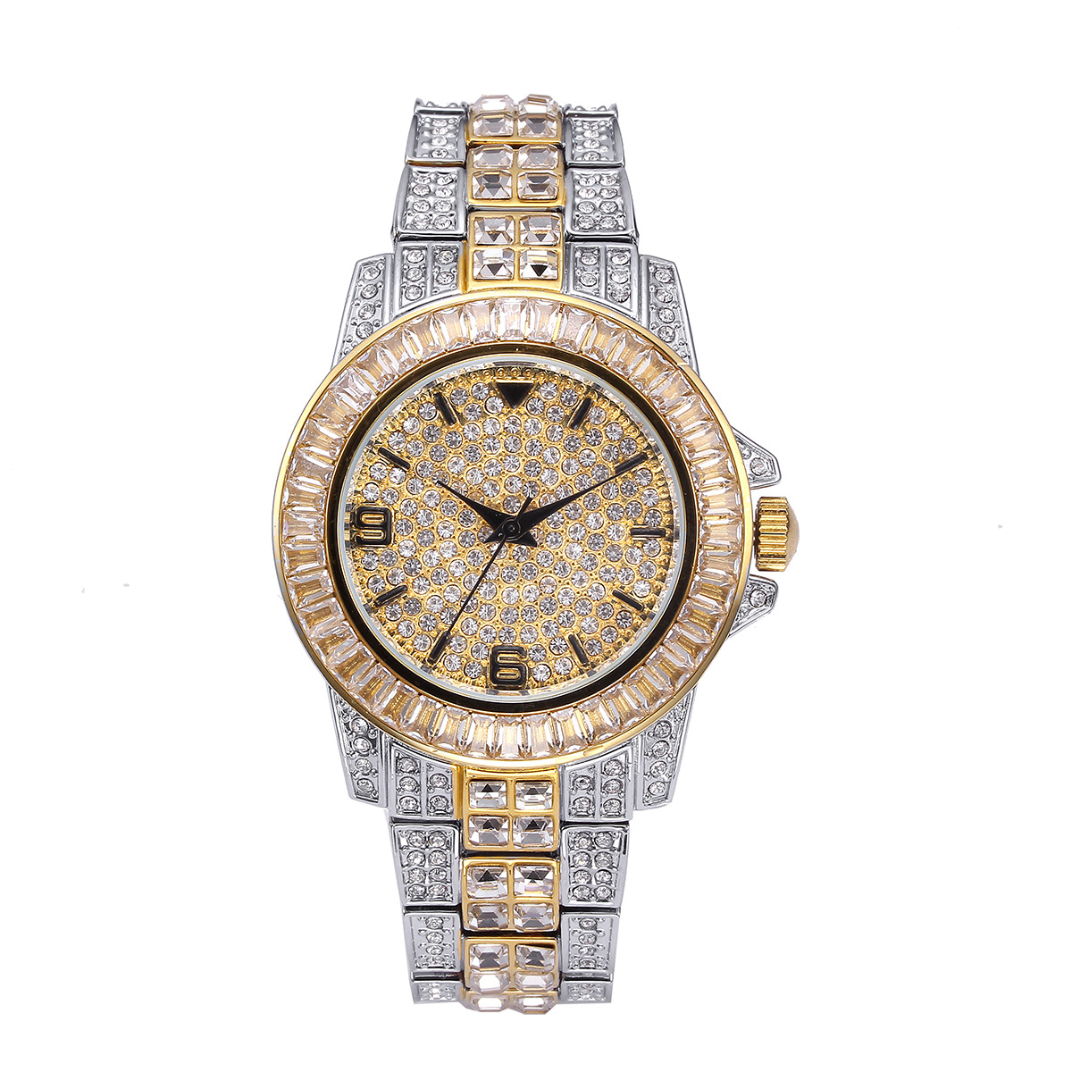 Luxury Full Stone Quartz Watch - Jewelry Watches & Accessories ulasan dan harga