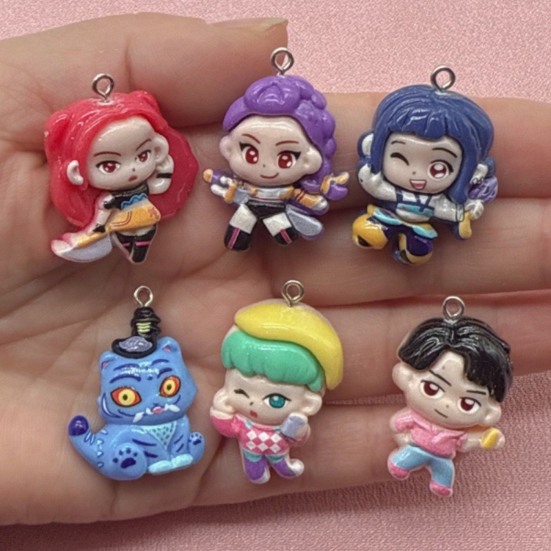 10pcs resin cartoon pendant, D - Drop Earrings ulasan dan harga