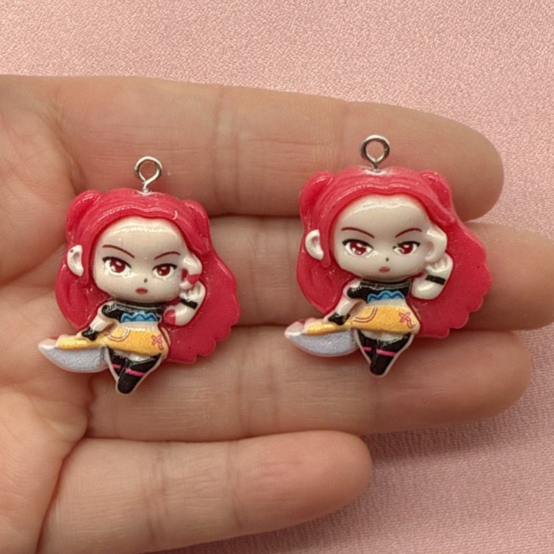 10pcs resin cartoon pendant, D - Drop Earrings ulasan dan harga