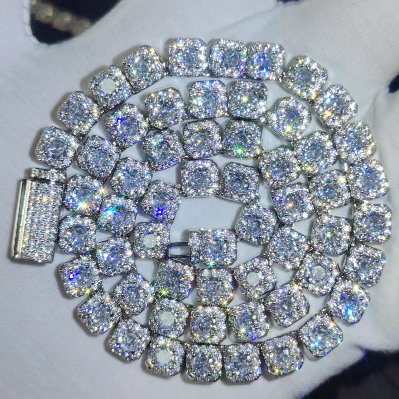 HHIOK Clustered Diamond Tennis - Tennis Bracelet Cubic ulasan dan harga