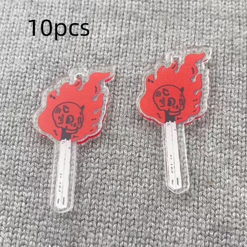 10pcs acrylic skull pendant, D - Drop Earrings ulasan dan harga