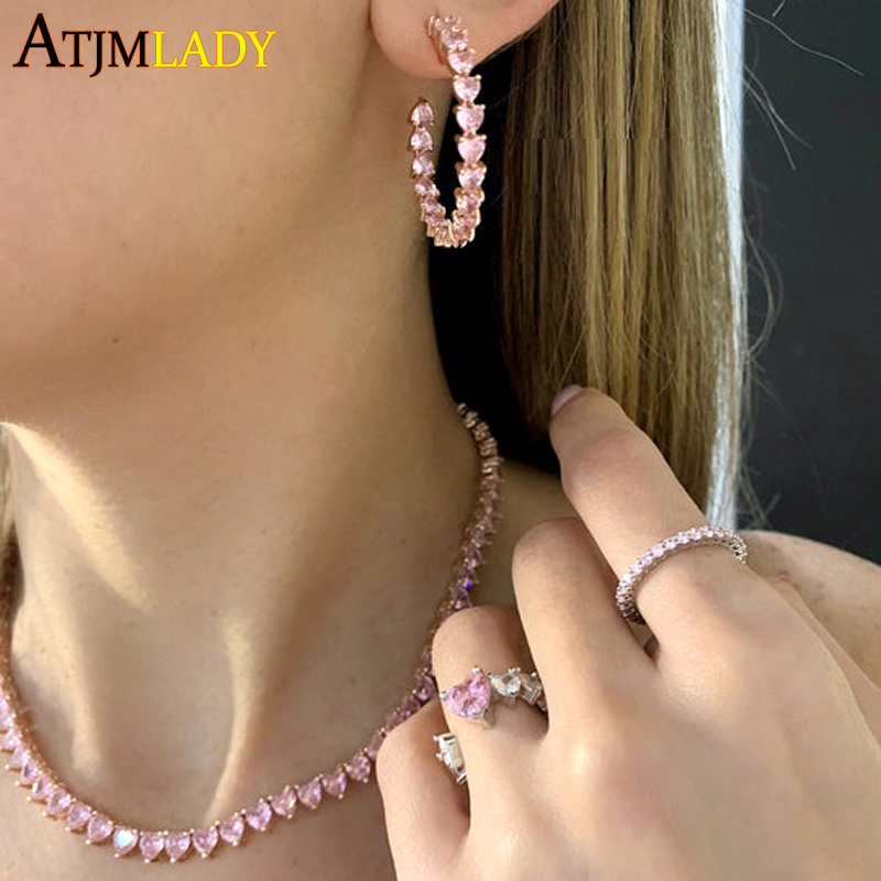 Wholesale 5A Heart Shaped Iced - Tennis Bracelet Cubic ulasan dan harga