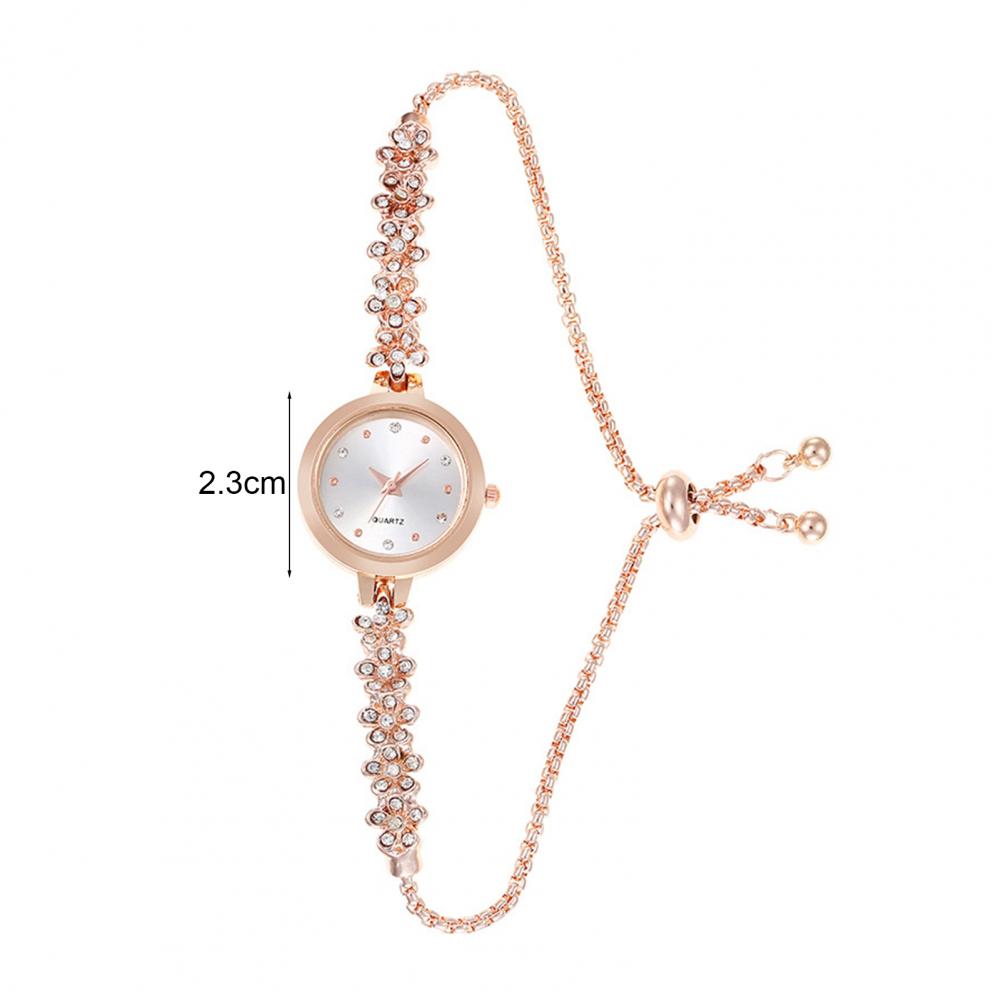 2.3cm Women Rhinestone Bracele - Jewelry Watches For Ladies ulasan dan harga