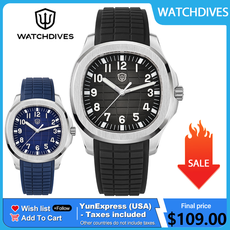 Watchdives WD008 38mm Dive Men - Jewelry Watches Vintage ulasan dan harga
