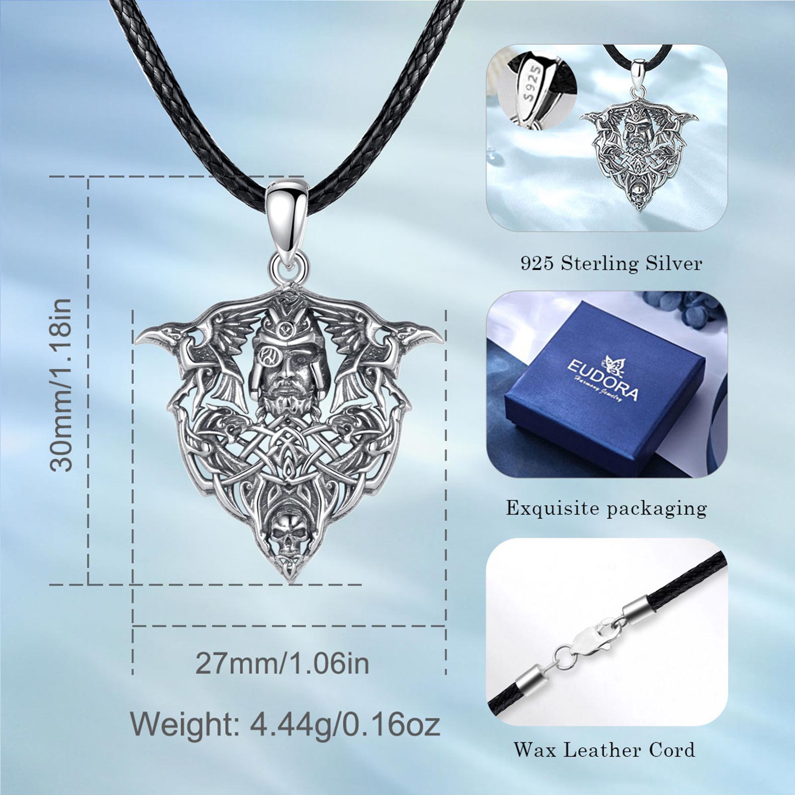 Eudora 925 Sterling Silver Vik - Wolf Jewelry & Watches Tampa Reviews ulasan dan harga