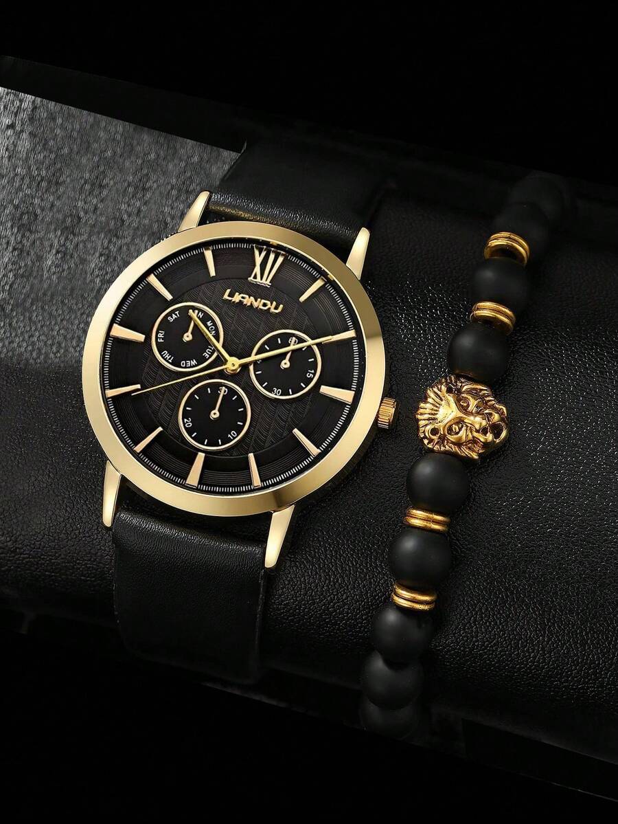 LIANDU LIANDU 1 Set Men's Fash - Jewelry Watches & Accessories ulasan dan harga