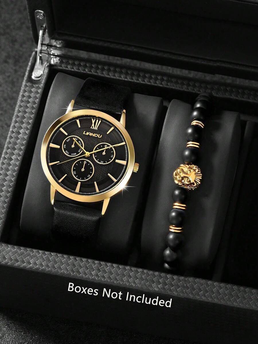 LIANDU LIANDU 1 Set Men's Fash - Jewelry Watches & Accessories ulasan dan harga