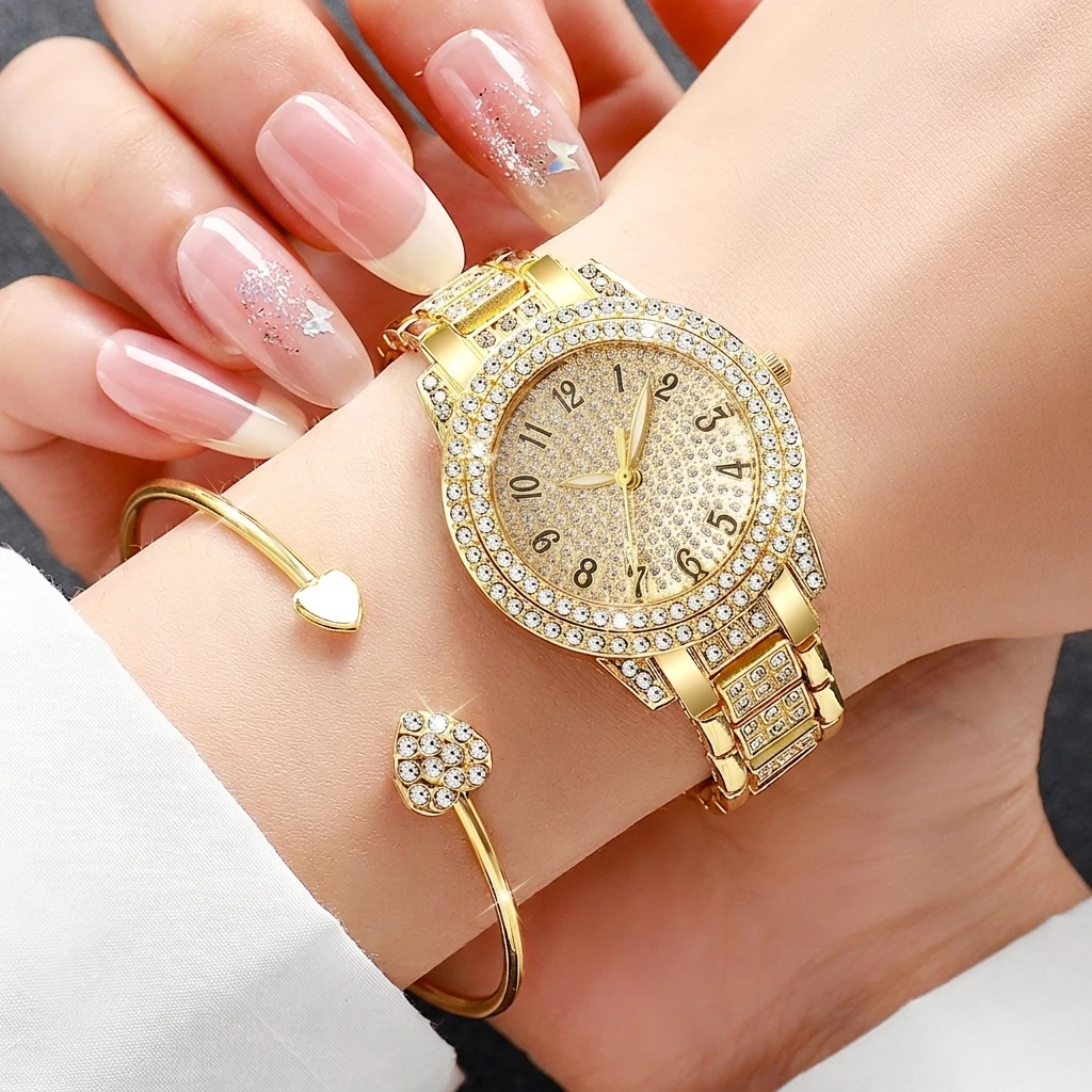 6PCS Fashion Rhinestone Women  - Jewelry Watches For Ladies ulasan dan harga
