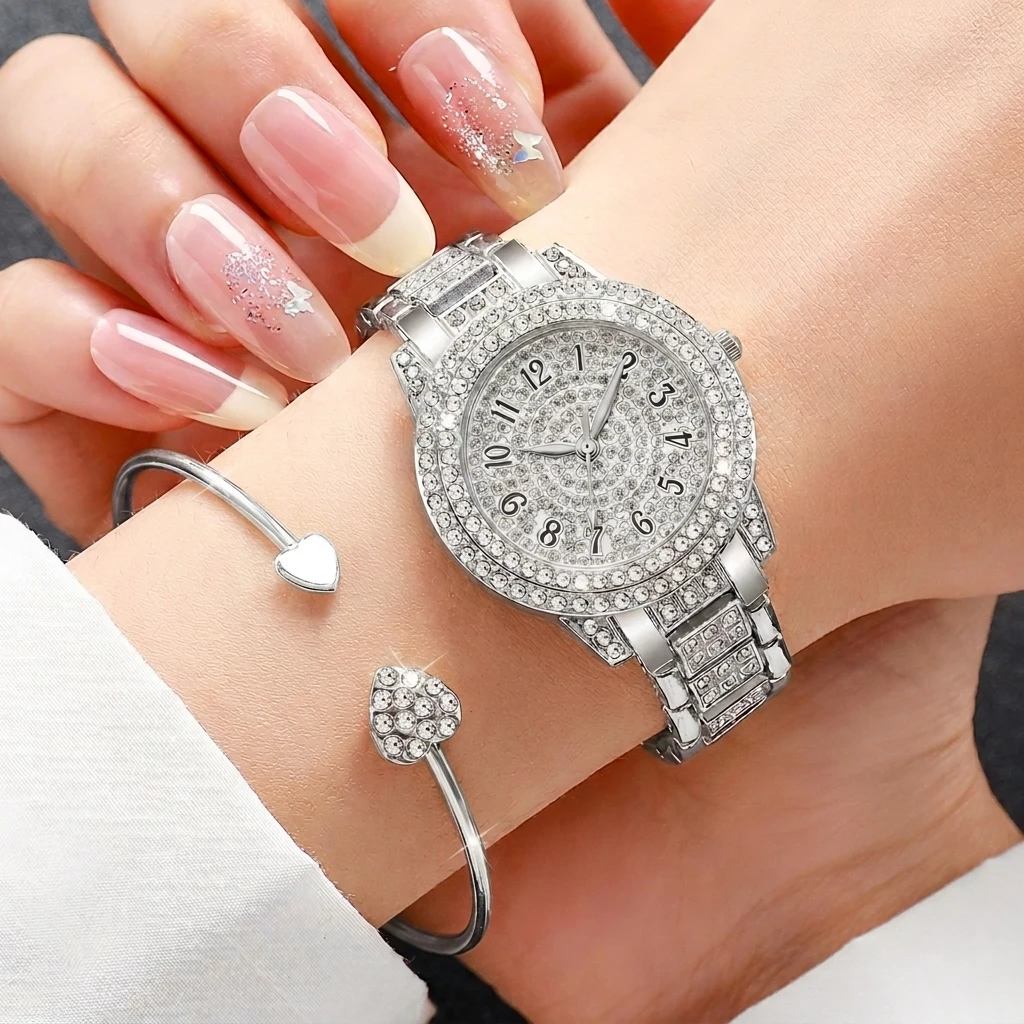 6PCS Fashion Rhinestone Women  - Jewelry Watches For Ladies ulasan dan harga