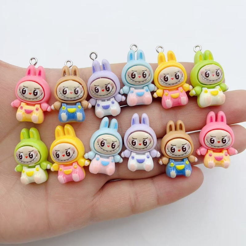 10Pcs Kawaii Rabbit Strawberry - Drop Earrings ulasan dan harga
