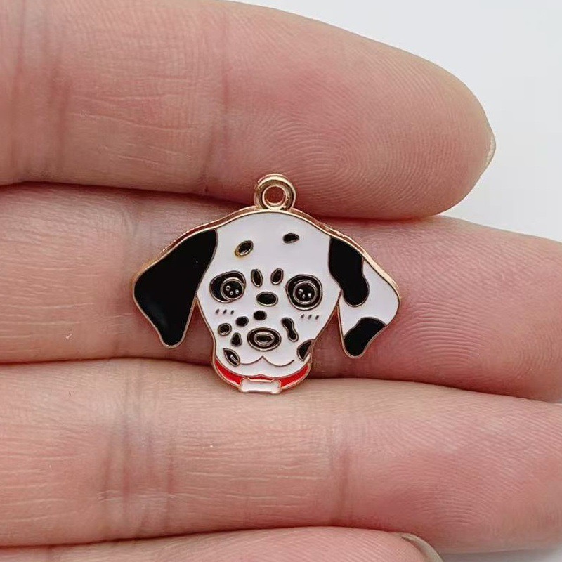 12pcs cartoon pet spotted dog  - Drop Earrings ulasan dan harga