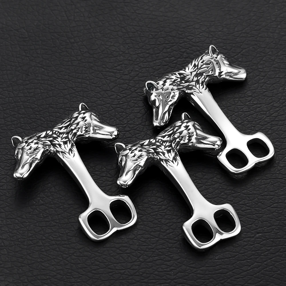 Stainless Steel Wolf Hooks Dou - Wolf Jewelry & Watches Tampa Reviews ulasan dan harga