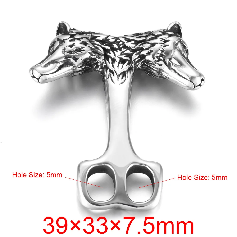 Stainless Steel Wolf Hooks Dou - Wolf Jewelry & Watches Tampa Reviews ulasan dan harga