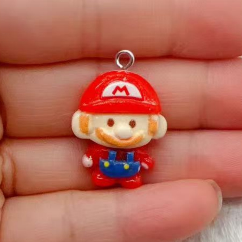 10pcs resin cartoon pendant, D - Drop Earrings ulasan dan harga