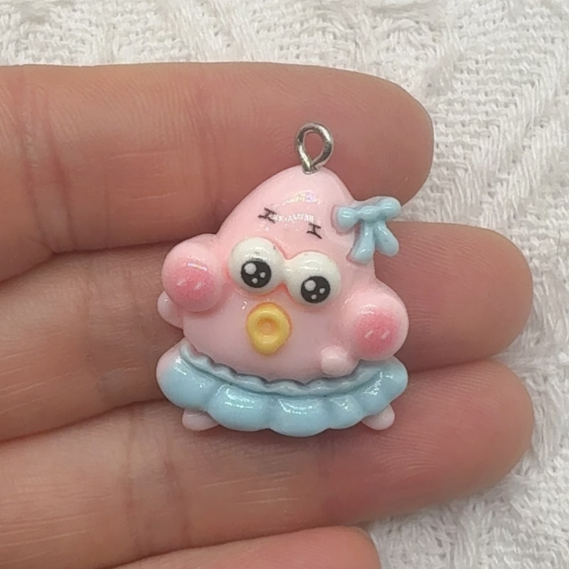10pcs cartoon resin pendant, D - Drop Earrings ulasan dan harga