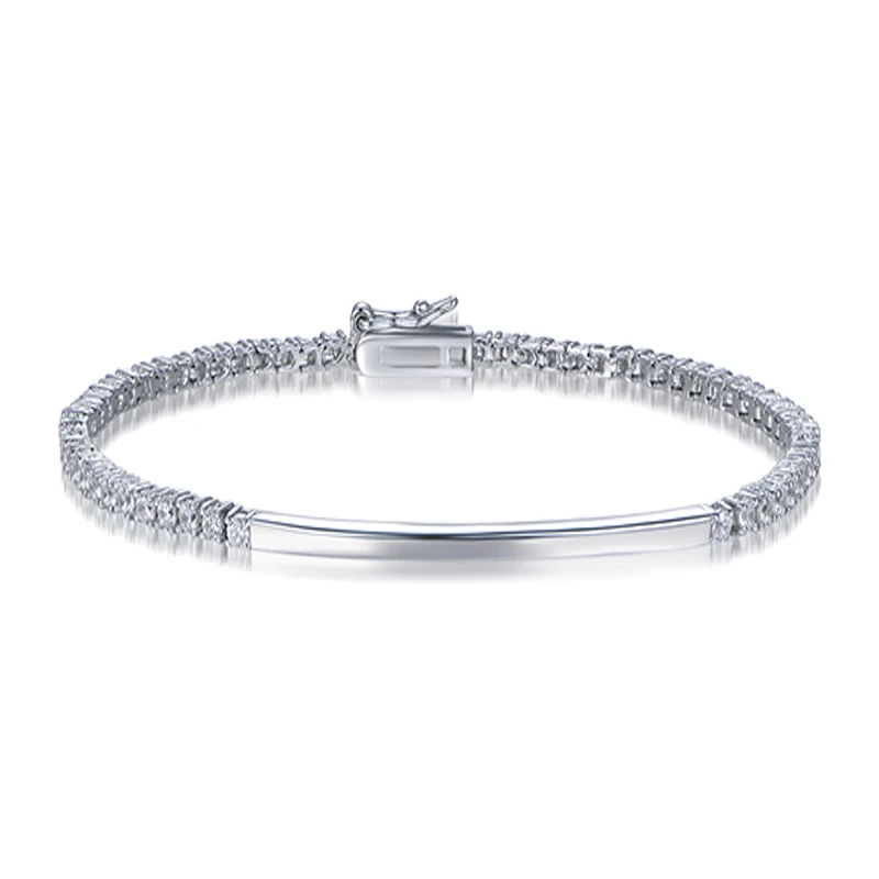 TKJ 925 Silver Stacked Tennis  - Tennis Bracelet Cubic ulasan dan harga